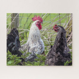 paar kleurrijke kaken legpuzzel
