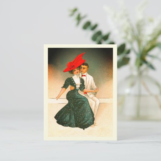 paar kunst briefkaart (Staand voorkant)