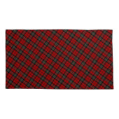 Paar Kussensloop Hoesjes - Rood Tartan (Achterkant-Links)