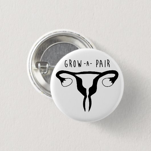 Paar kweken - Feministische Button (Voorkant /achterkant)