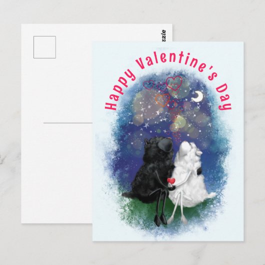 Paar Lam Liefde Valentijnsdag Kaart - Grappig (Voorkant / Achterkant)