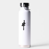 Paar Lange Ampersand Custom Water Fles (Links)