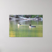 paar leeuwen canvas afdruk (Voorkant)