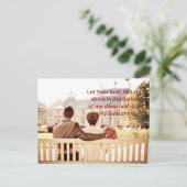 paar liefde briefkaart (Staand voorkant)