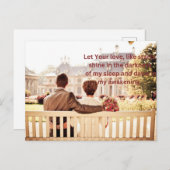 paar liefde briefkaart (Voorkant / Achterkant)