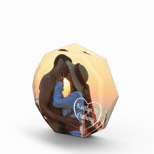 Paar liefde hart foto namen (Rechts)