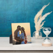 Paar liefde hart foto namen fotoplaat (Insitu)