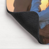 Paar liefde hart foto namen muismat (Hoek)