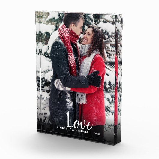 Paar Liefde script tekst overlay aangepaste foto (Rechts)