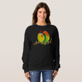 Paar Loopvogels Cute Bird Animal Graphic Trui (Voorkant volledig)