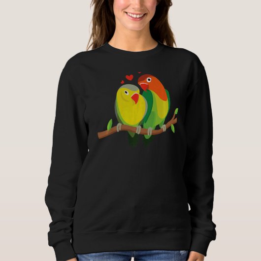 Paar Loopvogels Cute Bird Animal Graphic Trui (Voorkant)