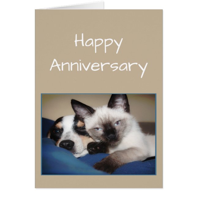 Paar Love FOREVER or Fur-ever Jubileum pets (Voorkant)