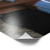 Paar Love Heart Foto gepersonaliseerd Afdruk (Hoek)