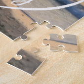 Paar Love Heart Foto gepersonaliseerd Legpuzzel (Zijkant)