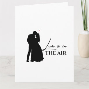 Paar Love is in de lucht Kaart