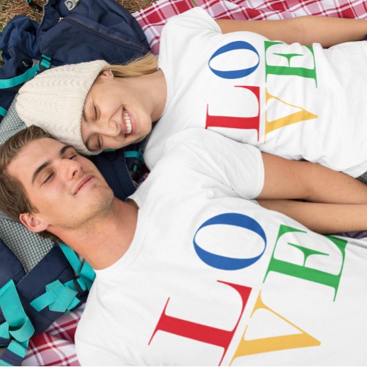 Paar Love T-shirt