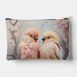 Paar Lovebirds op Cherry Blossom Etui