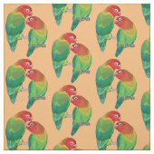 paar lovevogelparrots van fischer stof (Swatch)