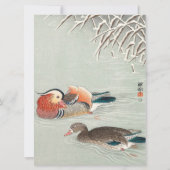 Paar Mandarin Duck Design | Ideale cadeaus (Achterkant)