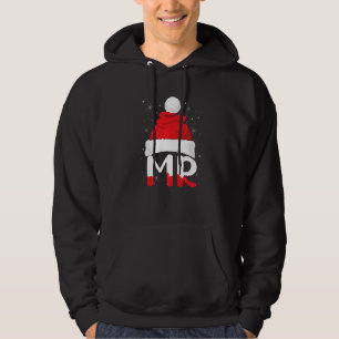 Paar Matching Mrs. en Mr Santa Hat Xmas Christm Hoodie