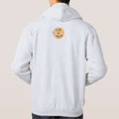 Paar met handen samen in de herfst hoodie (Achterkant)