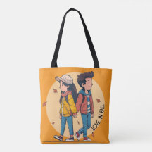 Paar met handen samen in de herfst