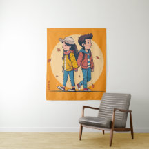 Paar met handen samen in de herfst