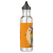 Paar met handen samen in de herfst waterfles (Links)