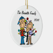 Paar met jongen, aangepast Ornament voor babyjonge (Rechts)