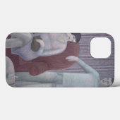 Paar met kat 2008 Case-Mate iPhone case (Achterkant (horizontaal))