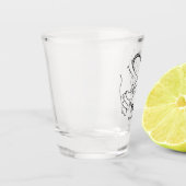 Paar met naam Custom Jubileum Gift Idee Shot Glas (Links)