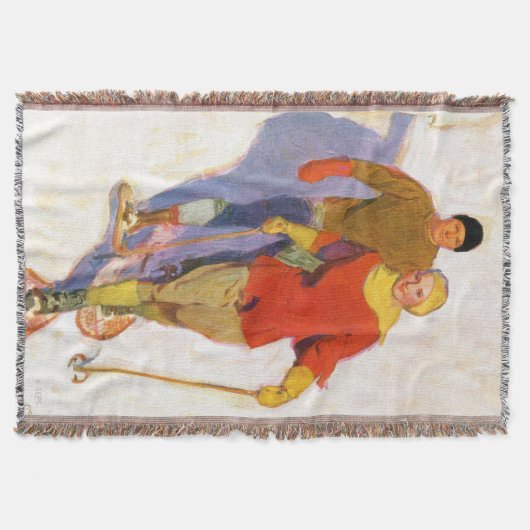 Paar met sneeuwschoenen van McClelland Barclay Deken (Voorkant)