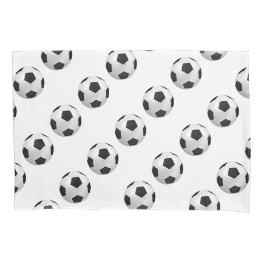 Paar met standaardgrootte piloten/Voetbal Kussensloop (Voorkant-Links)