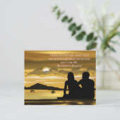 Paar mijn hart Valentijnsdag Briefkaart (Staand voorkant)