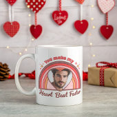 paar Mok, aangepaste regenboog hartslag Koffiemok