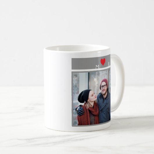 Paar Mug met hart Koffiemok (Voorkant rechts)
