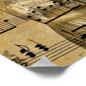 paar musculaire noten poster (Hoek)