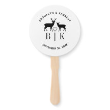 Paar naam Deer Monogram Rustic Land Weddenschap