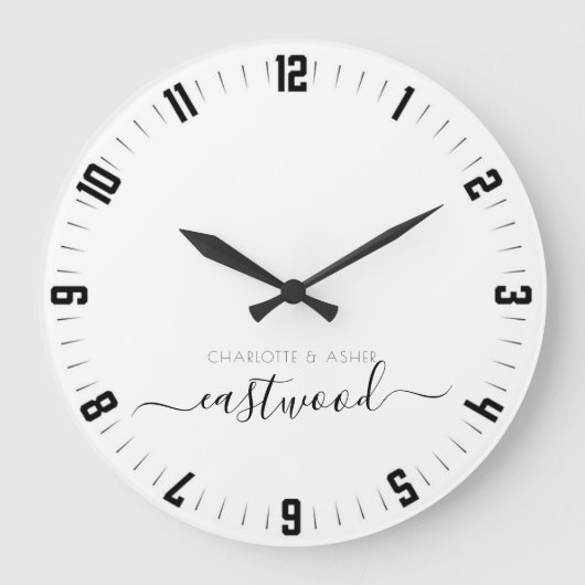 Paar naam Passen getrouwd Werdding Grote Klok (Voorkant)