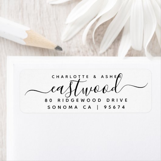 Paar naam retour adres label (Insitu)