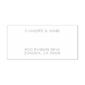 Paar naam Weddenschap Monogram Zelfinktende Stempel (Design)