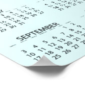 Paar Namen en Foto's | Fotokalender 2017 Poster (Hoek)