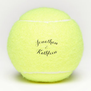 Paar namen tennisballen