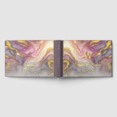 Paar Namen Vastgesteld Datum Jaar Goud Gastenboek (Volledig)