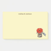 Paar Names Oranje ventilator in Mason Jar Post-it® Notes (Voorkant)