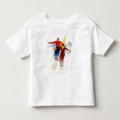 Paar neerwaartse sloop kinder shirts (Voorkant)
