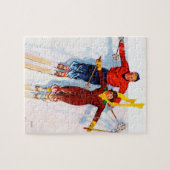 Paar neerwaartse sloop legpuzzel (Horizontaal)