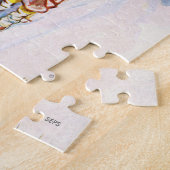 Paar neerwaartse sloop legpuzzel (Zijkant)