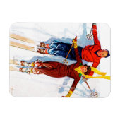 Paar neerwaartse sloop magneet (Horizontaal)