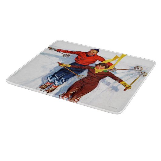 Paar neerwaartse sloop snijplank (Hoek)